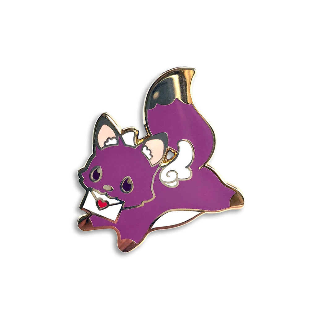 Kawaii Mail Delivery Cat Enamel Pin